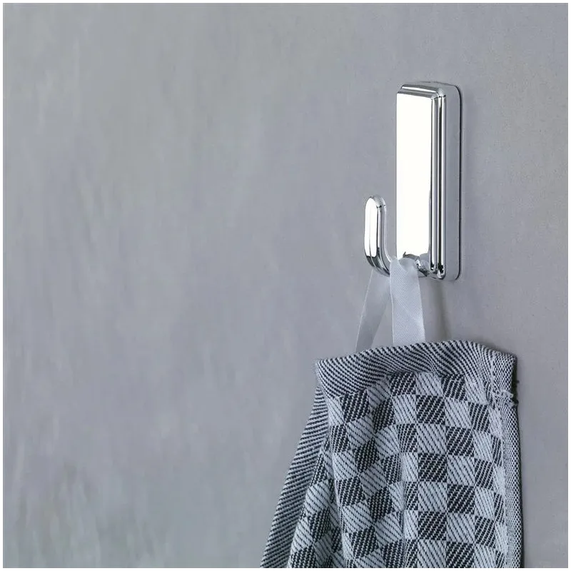 Drēbju āķis Tesa Powerstrips, hroma krās.