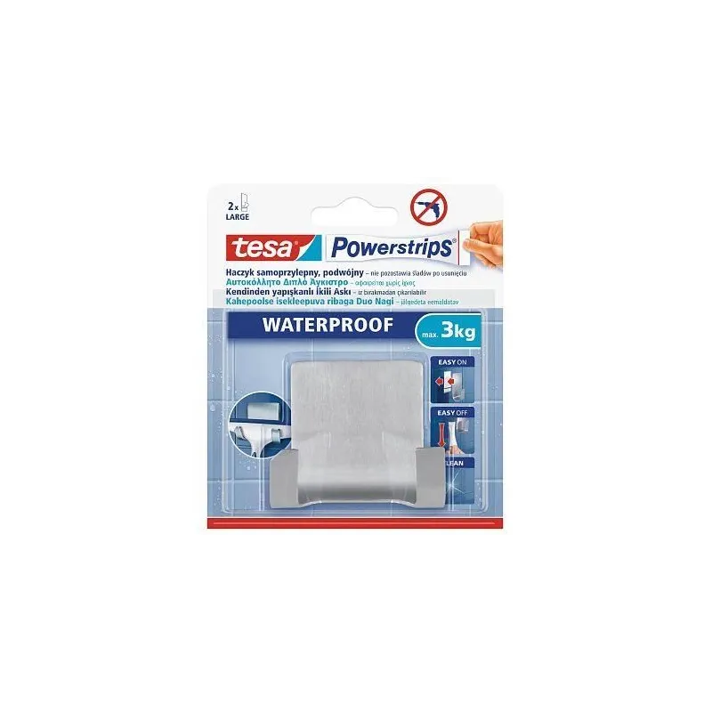 Drēbju āķis Tesa, pelēka krās.