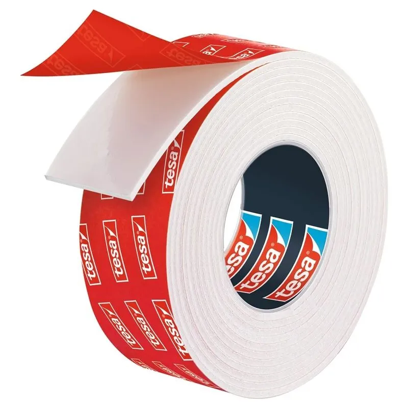 Двухсторонний скотч Tesa, 150 см x 1.9 см, белый