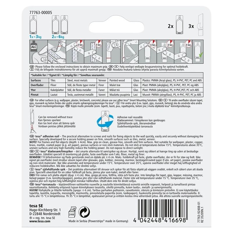 Āķi rāmja pakarināšanai. 77763. 2X3 kg. flīzēm