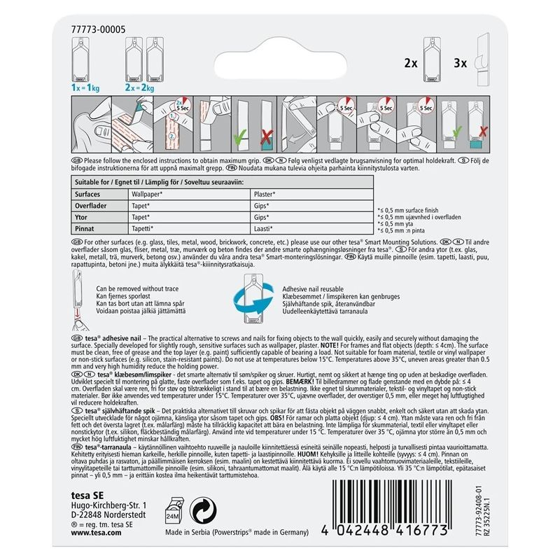 Āķīši rāmja piekarei 77773 2×1 kg