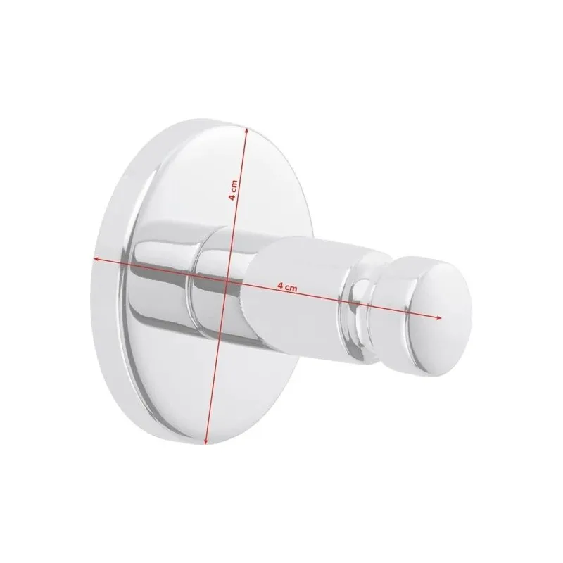 Крючок Tesa, 37 мм x 37 мм x 37 мм, хромовый