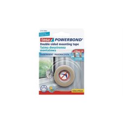 Divpusēja līmlente Tesa. Powerbond. 1,5 m x 19 mm