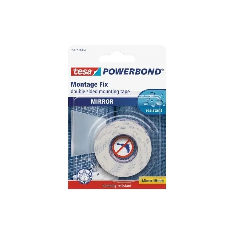 Līmlente Tesa 55732-00004, divpusējs, 1.5 m x 19 mm