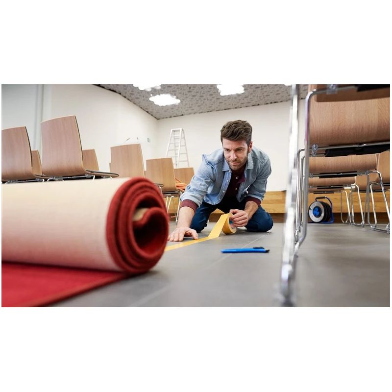 Divpusēja līmlente Tesa. 25m x 50mm. dzeltena