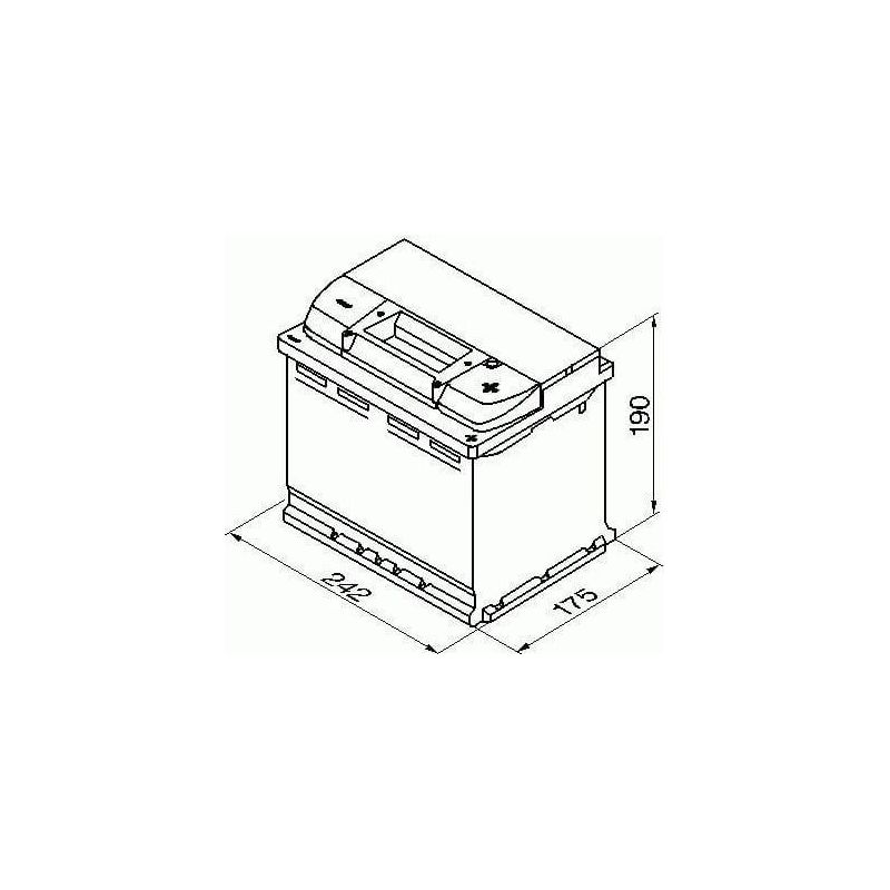 Akumulators Bosch S4, 60 Ah, 540 A, 12 V