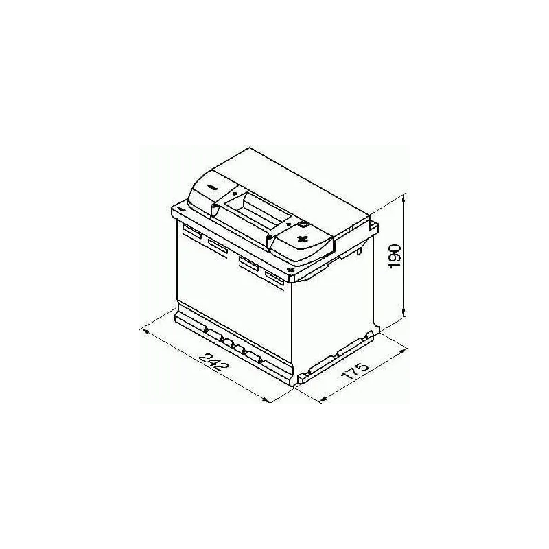 Akumulators Bosch S4, 12 V, 60 Ah, 540 A