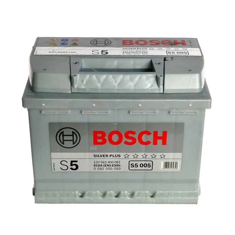 Akumulators Bosch S5, 12 V, 63 Ah, 610 A