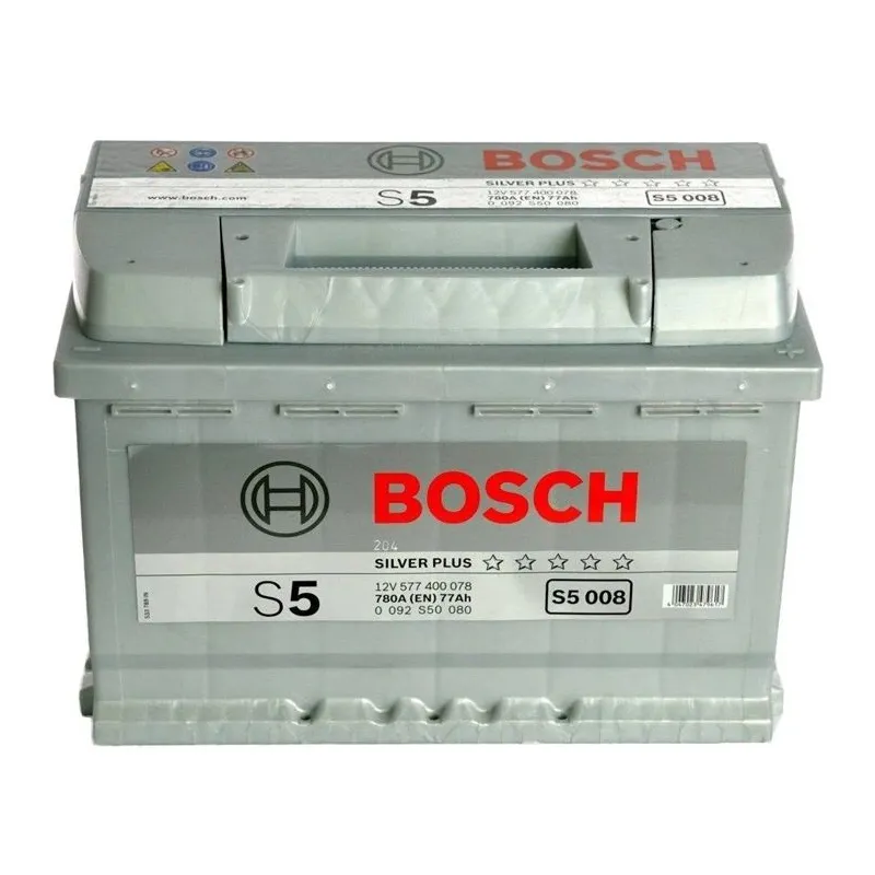 Akumulators Bosch S5, 12 V, 77 Ah, 780 A