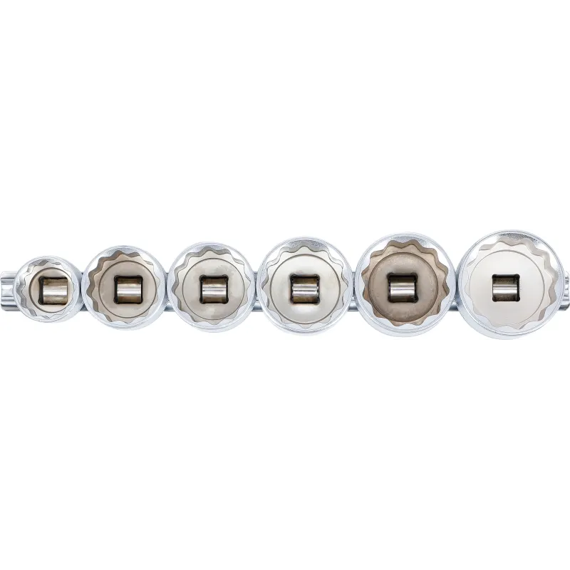 Muciņu komplekts 12-kanšu - 1-2 savienojums - 24 - 38 mm - 6 gab.