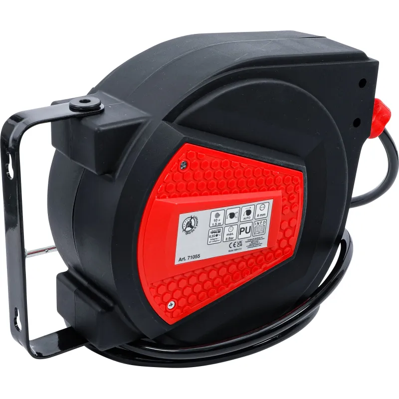 71055 Gaisa šļūtene ar spoli 10m+1.5m BGS