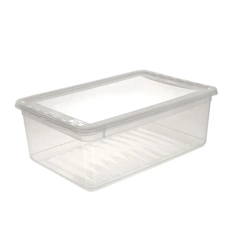 Daiktadėžė su dangčiu, daiktų saugojimo Keeeper 10575, 8 l, skaidri sp., 39 x 26.5 x 10 cm