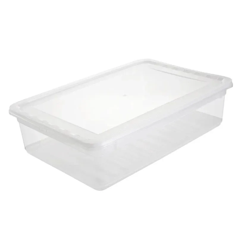 Daiktadėžė su dangčiu, daiktų saugojimo Keeeper 10575, 8 l, skaidri sp., 39 x 26.5 x 10 cm