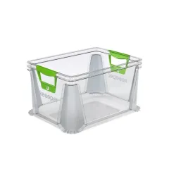 Коробка для вещей, для хранения вещей Keeeper 10066, 20 л, прозрачный цв.-,цвет-дизайн выбирается случайным образом,, 39 x 29 x