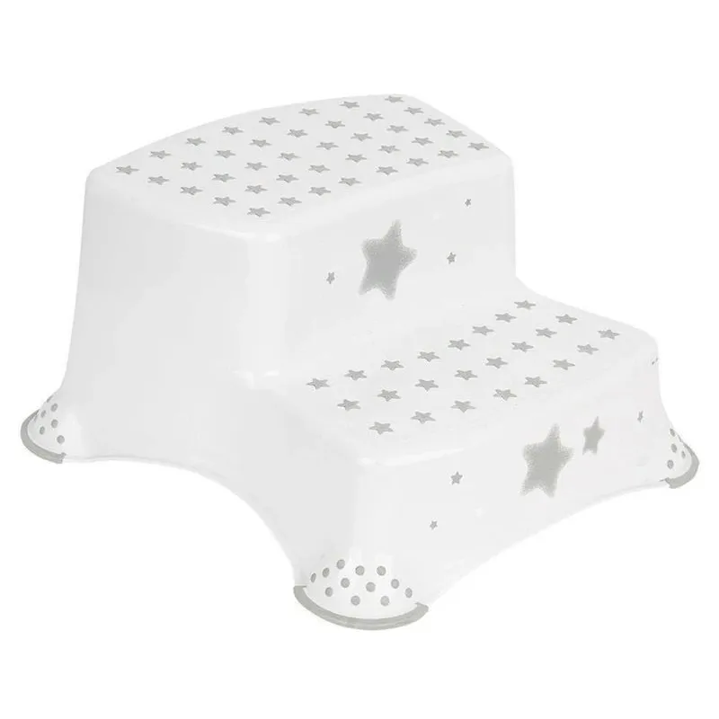 Pakāpiena soliņš Keeeper Stars Cosmic, balta