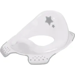 Mokomasis tualeto dangtis Keeeper Stars Cosmic, balta sp., 15 cm x 30 cm x 40 cm