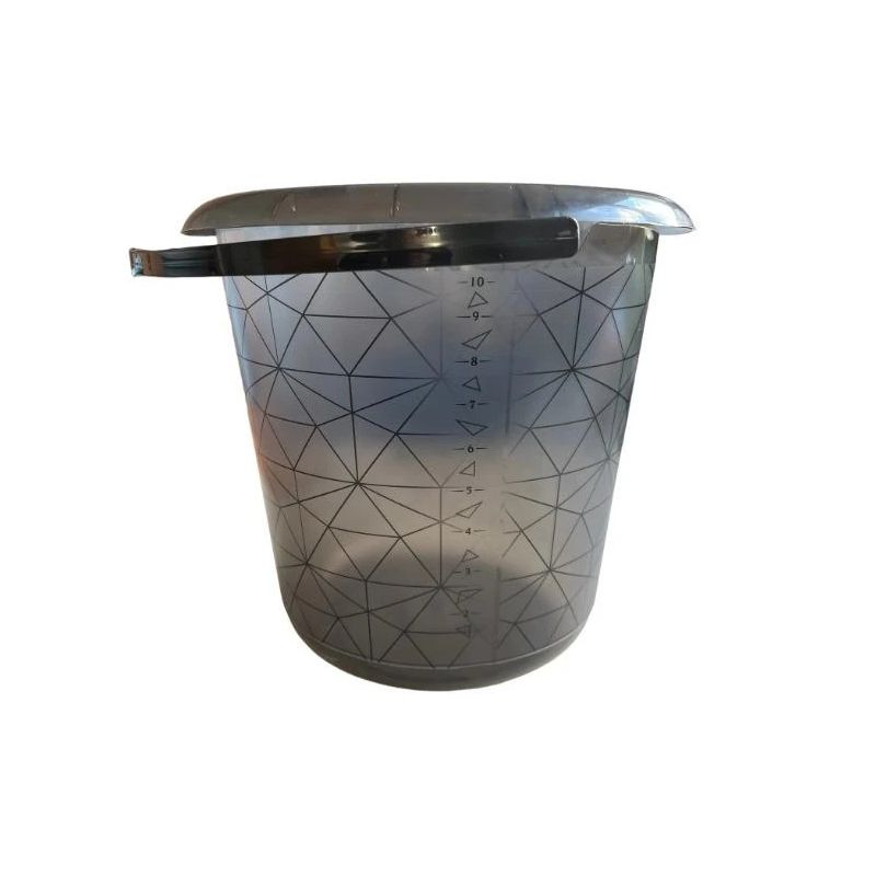 Spainis Keeeper Polygon. 10 l. caurspīdīga-melna