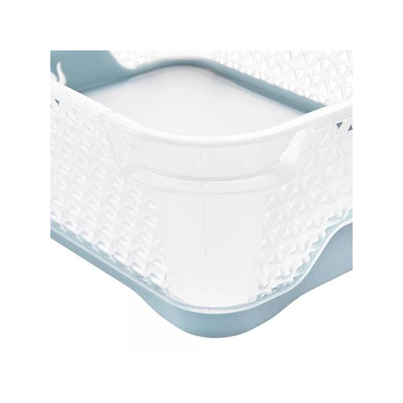 Groziņš Keeeper. caurspīdīga-gaiši zila. 16 x 20 x 7 cm