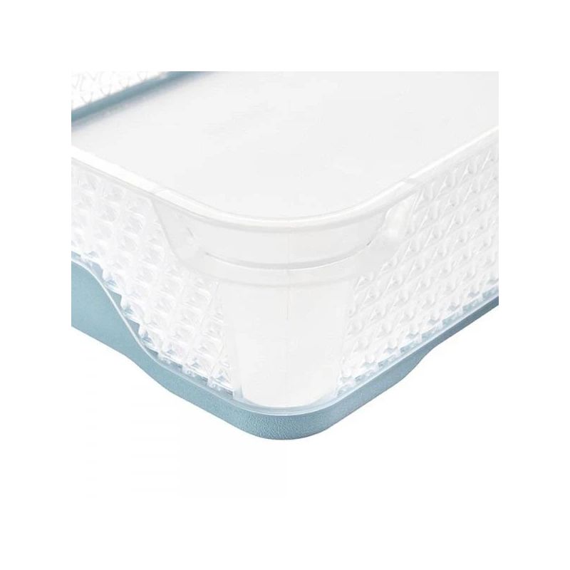 Groziņš Keeeper. caurspīdīga-gaiši zila. 20 x 26.5 x 7 cm