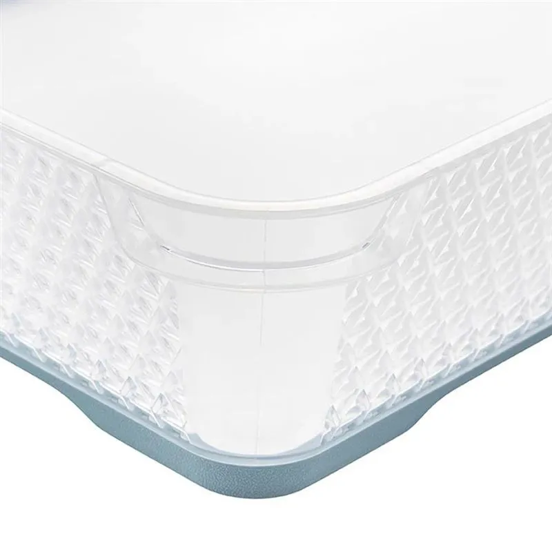 Groziņš, paredzēts uzglabāšanai Keeeper, caurspīdīga-gaiši zila, 36 x 26.5 x 7 cm