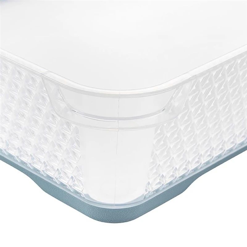 Groziņš Keeeper. caurspīdīga-gaiši zila. 36 x 26.5 x 7 cm