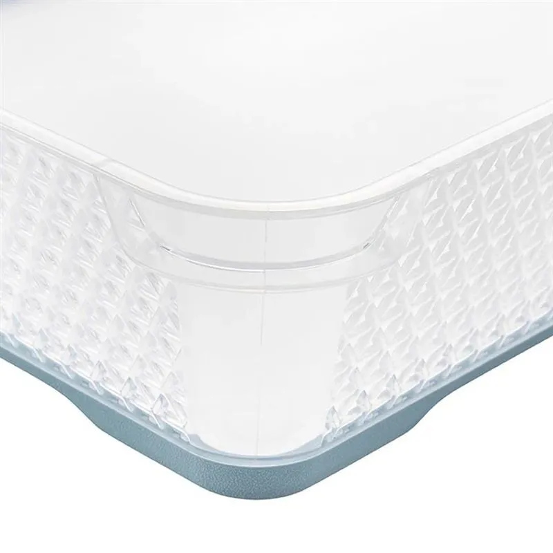 Groziņš, paredzēts uzglabāšanai Keeeper, caurspīdīga-gaiši zila, 36 x 26.5 x 7 cm