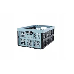 Daiktadėžė, transportavimui Keeeper, 32 l, juoda sp.-žydra sp., 48 x 35 x 23 cm