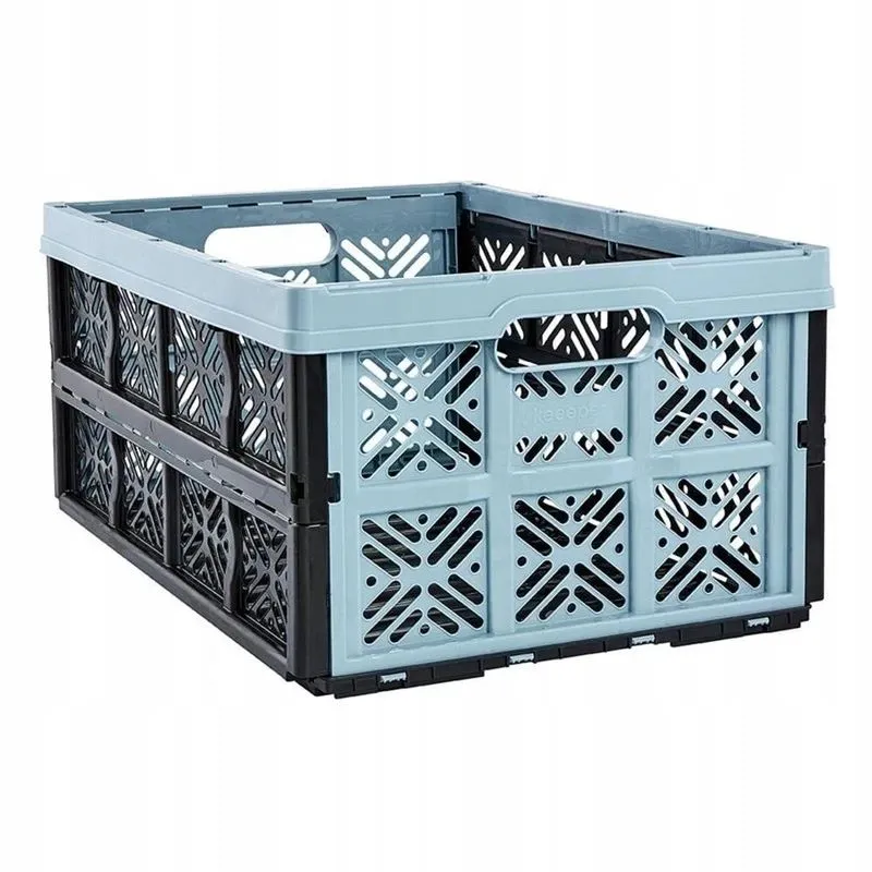 Uzglabāšanas kaste, transports Keeeper, 32 l, melna-gaiši zila, 48 x 35 x 23 cm