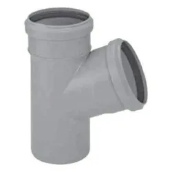 Тройник для внутренней канализации Magnaplast HTplus, 50 мм x 50 мм, 67 град