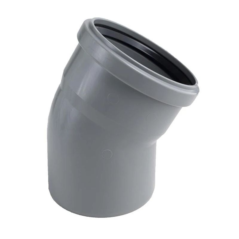 Vidaus kanalizacijos alkūnė HTplus. DIA 75 mm. 15°