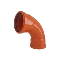Двойное колено для уличной канализации Magnaplast, 110 мм, 87 град