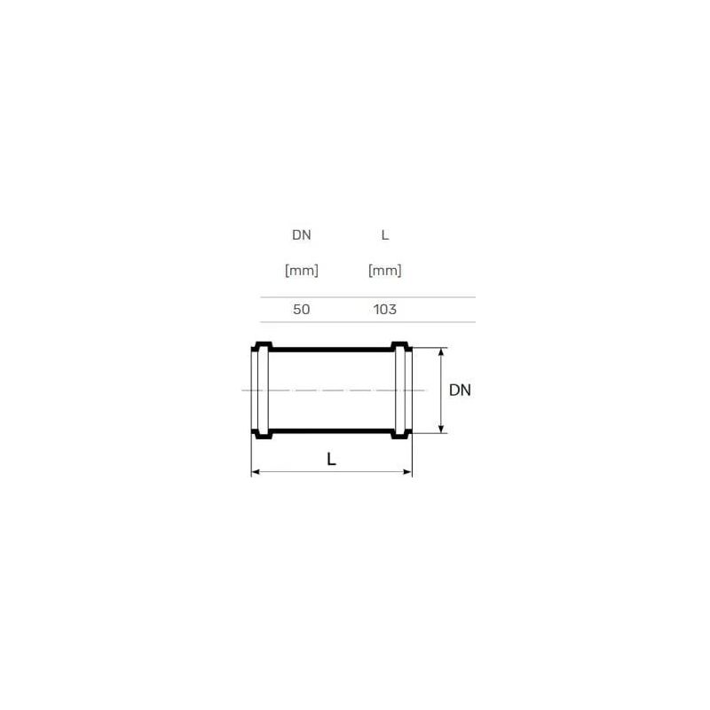 Remontuzmava iekšēja D50 PP Ultra ,Magnaplast,