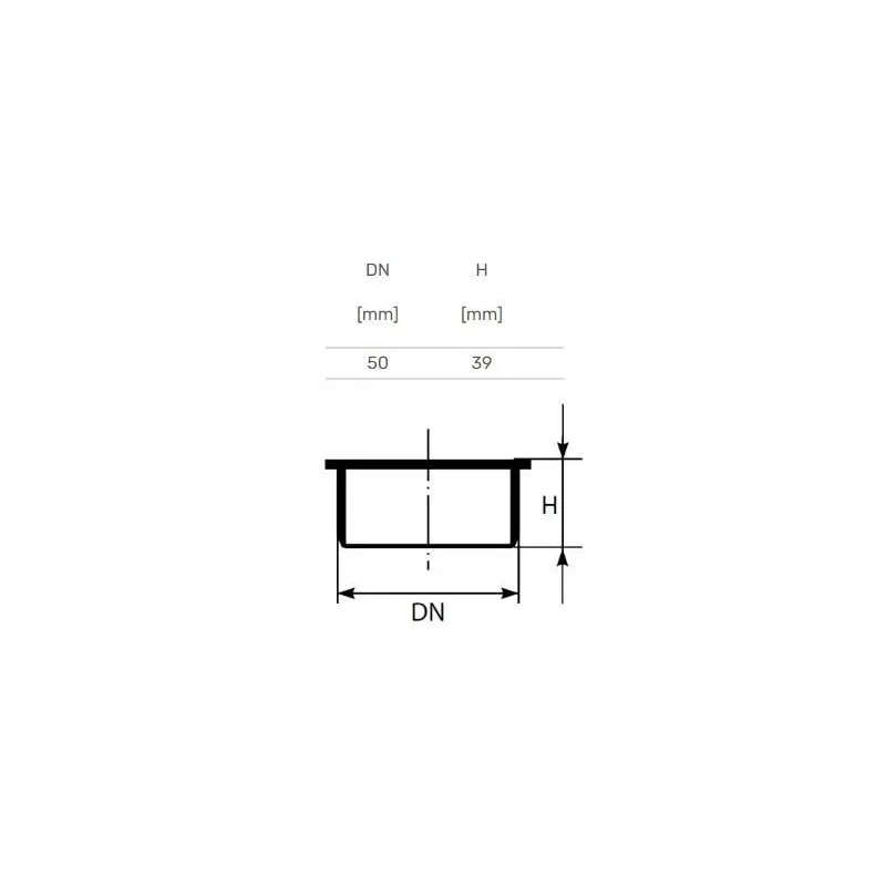 Nobeigums iekštelpu kanalizācijas sistēmai ar zemu trokšņu līmeni Magnaplast Ultra dB, 50 mm