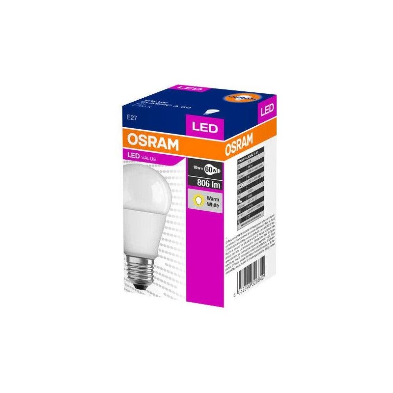 Spuldze led value clas a 8.5w-827 e27 fr