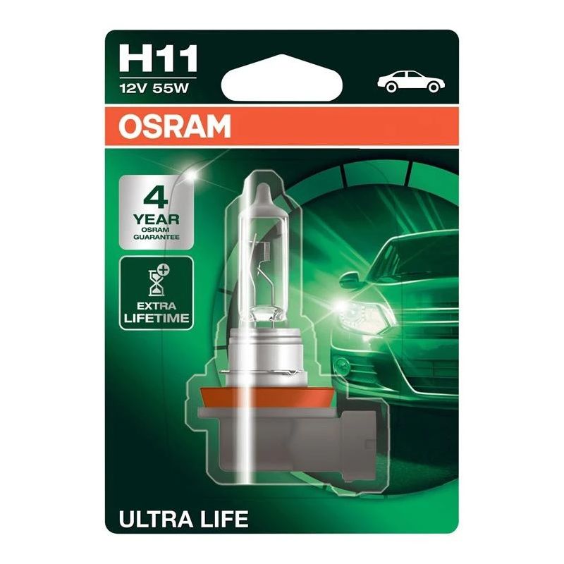 Automobilio lemputė Osram. 55 W. 12 V. H11. PGJ19-2
