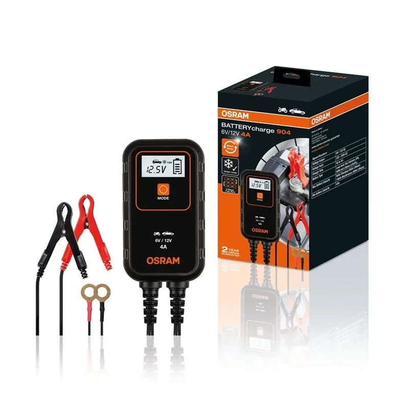 Lādētājs Osram 904, 6 - 12 V, 2 A