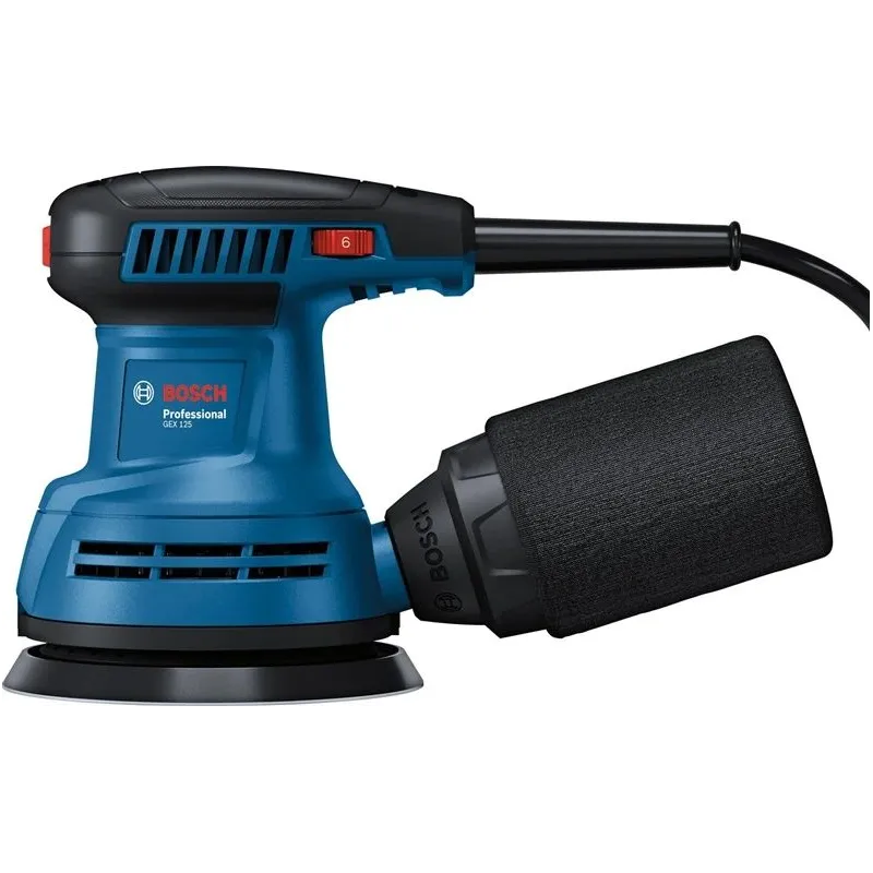 Elektrinis ekscentrinis šlifuoklis Bosch Professional GEX 125, 290 W
