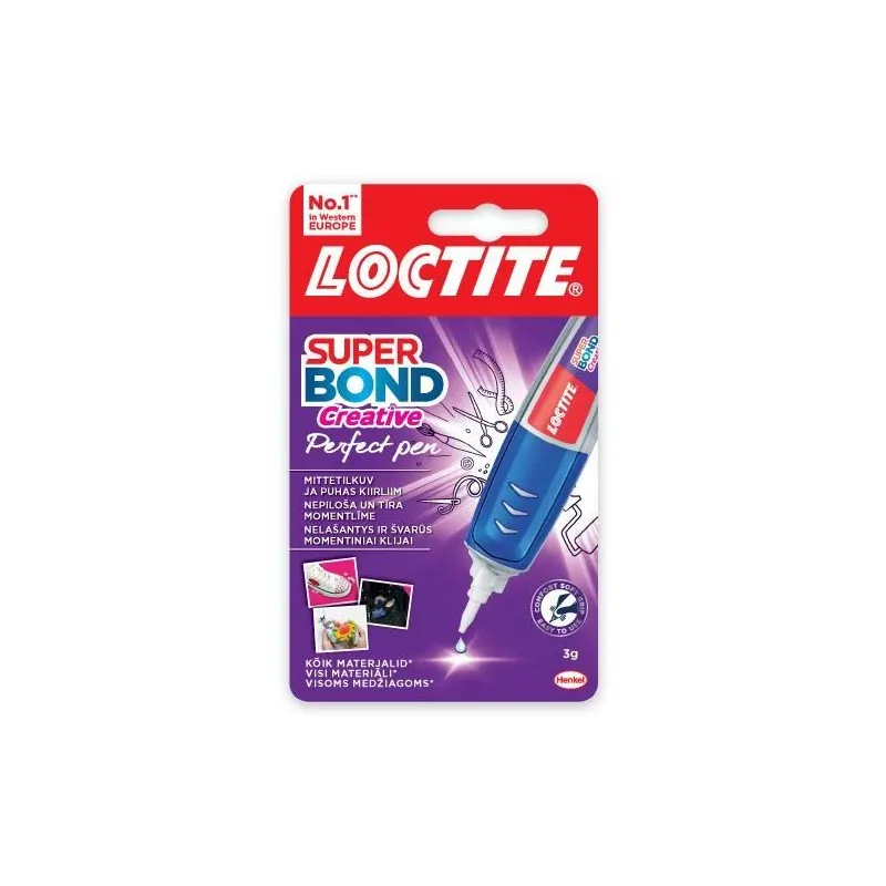 Klijai universalūs Loctite Super Bond Perfect Pen, 0.003 kg