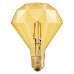 Spuldze led e27 diamond fil 4w-824 gold