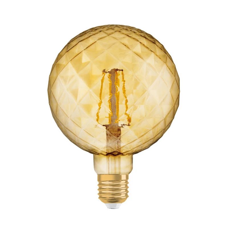 Spuldze led e27 pinecone fil 4w-824 gold