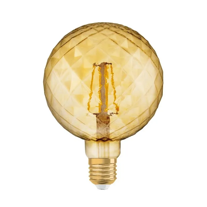 Lemputė Osram LED, G125, 2400 °K, E27, 4.5 W, 470 lm