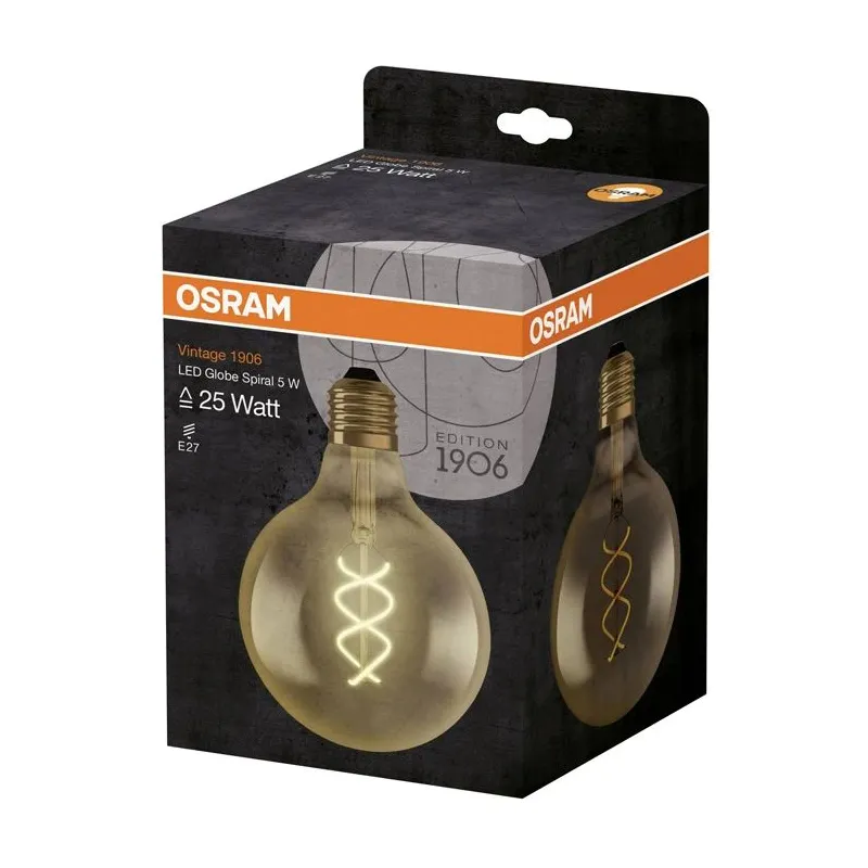 Lambipirn Osram LED, G25, 2000 °K, E27, 5 W, 300 lm