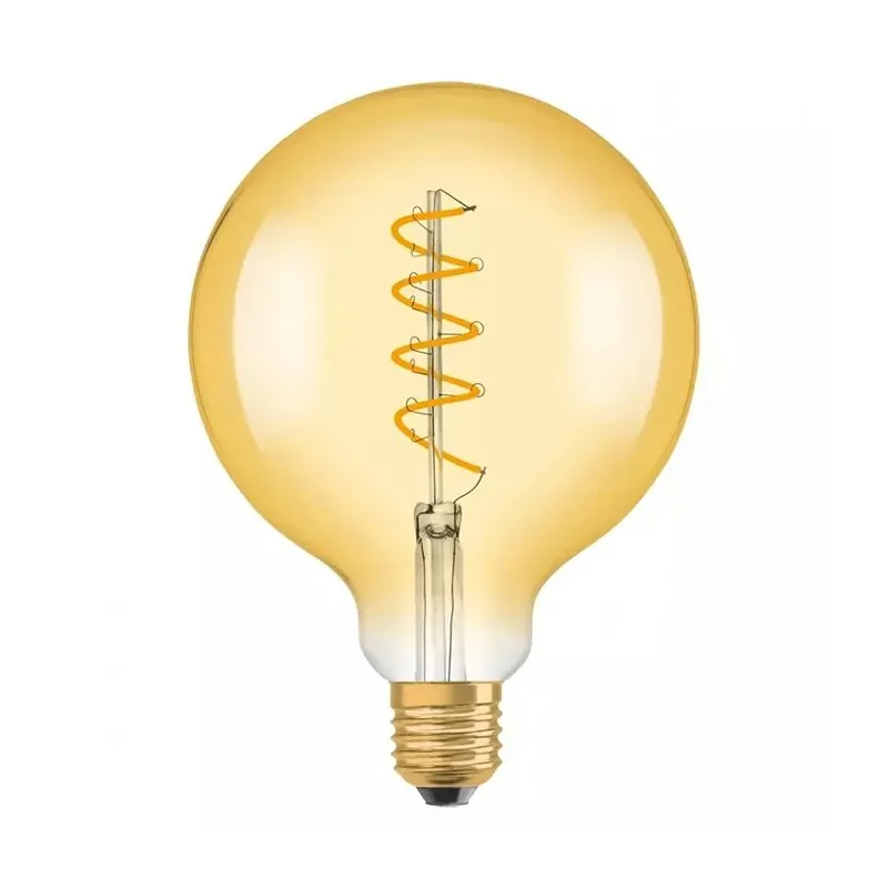 Lemputė Osram Dekoratyvinė LED, G125, 2000 °K, E27, 4.5 W, 300 lm