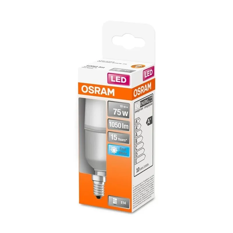 Spuldze Osram LED, S15, 4000 °K, E14, 10 W, 1055 lm