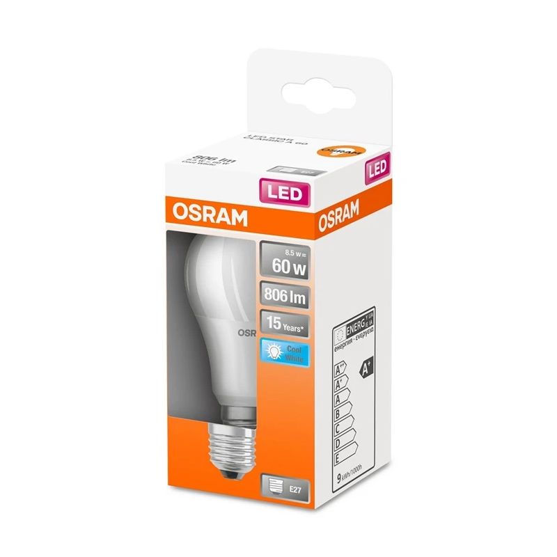 Lampa led a60 8.5w e27 4000k 806lm pl-ma
