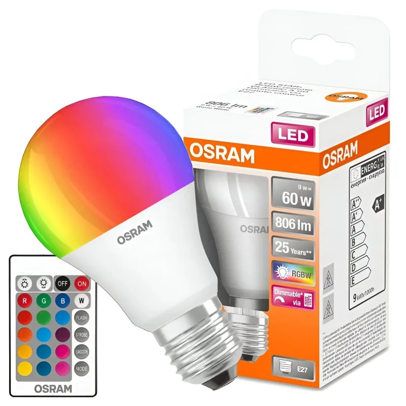 Spuldze Osram LED, A60, 2700 °K, E27, 60 W, 806 lm