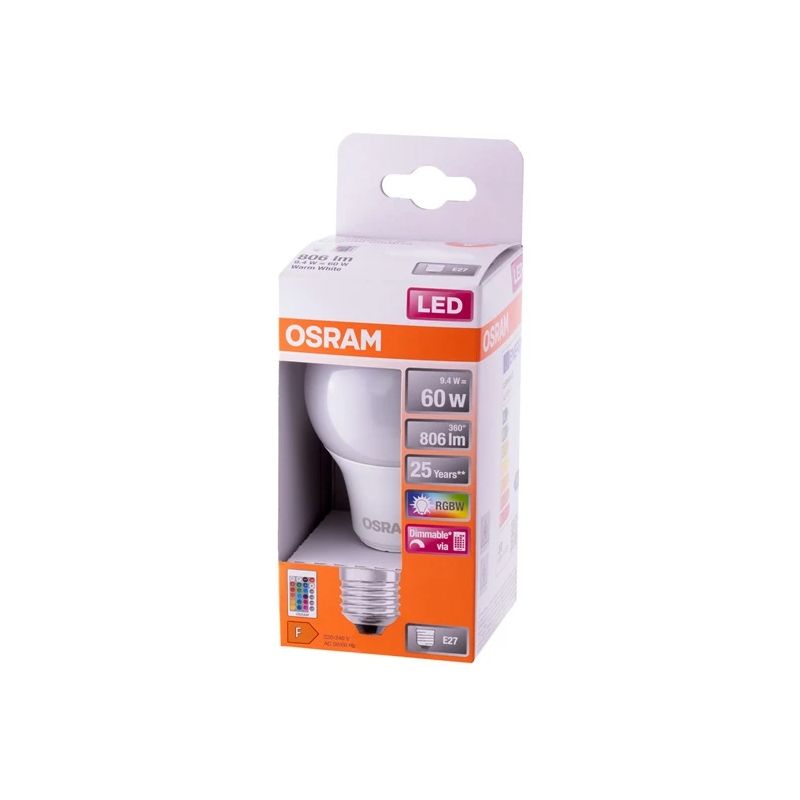 Osram LED spuldze. A60. 2700 °K. E27. 60 W. 806 lm