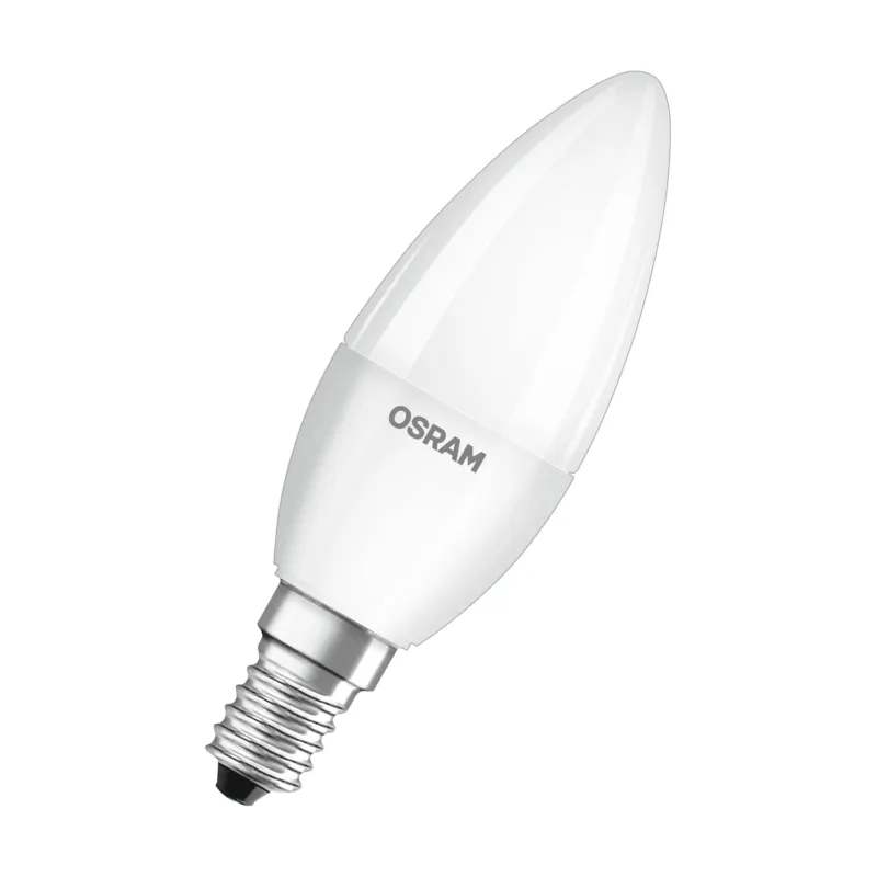 Lemputė Osram LED, B35, 2700 °K, E14, 5.5 W, 470 lm