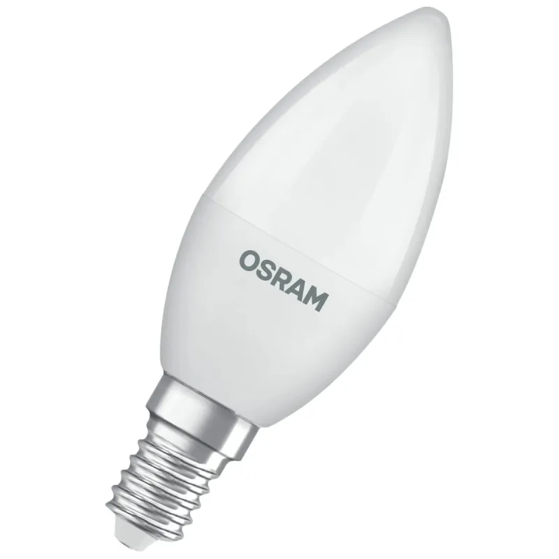 Ledsclb40 5.5w-827 230vfr e14 osram