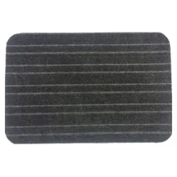 Придверный коврик Okko Roma 1 8197, серый цв., 57 см x 38 см x 0.4 см